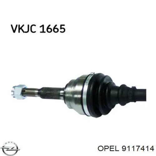Купити 9117414 Opel Піввісь права