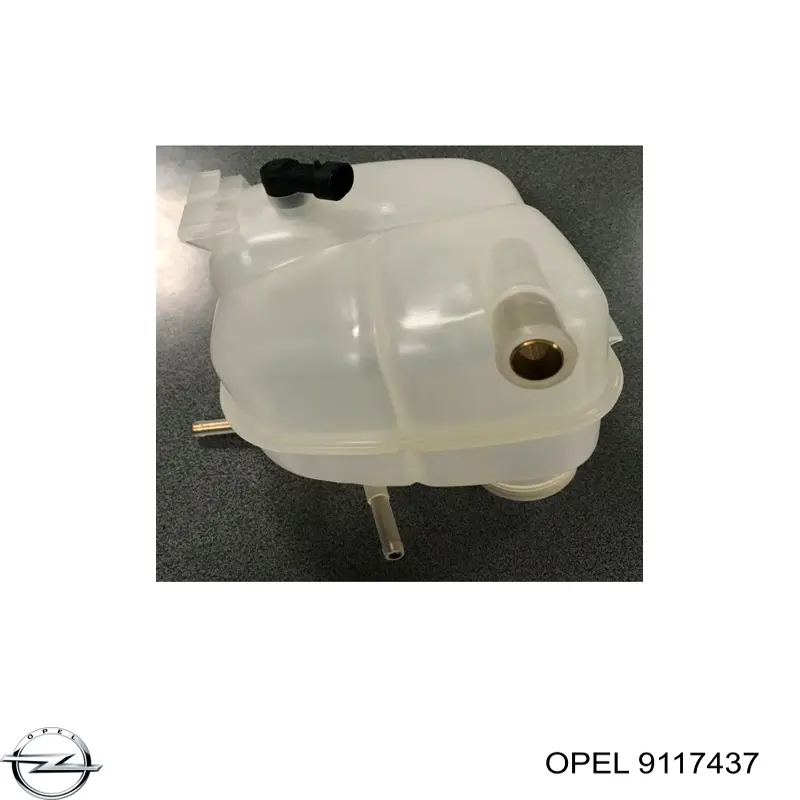 Бачок системи охолодження двигуна розширювальний Opel 9117437 ціна, від 12.67 USD