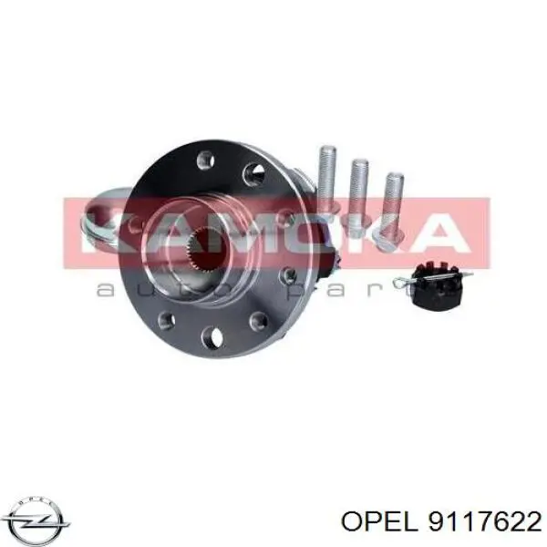 Маточина колеса передня Opel 9117622 ціна, від 61.43 USD