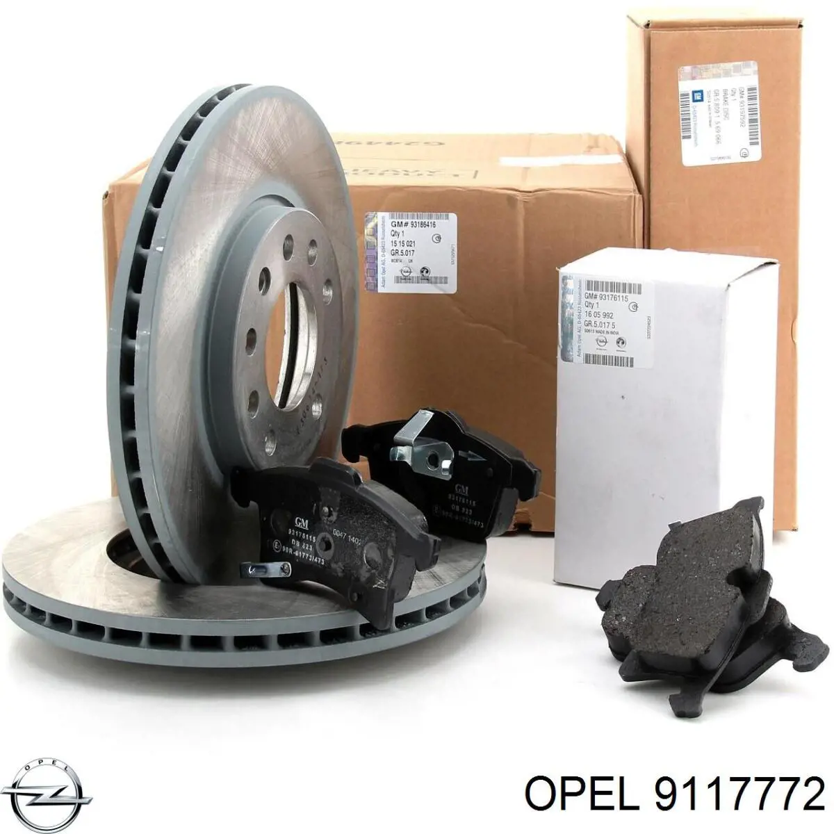 Купити 9117772 Opel Диск заднього гальма