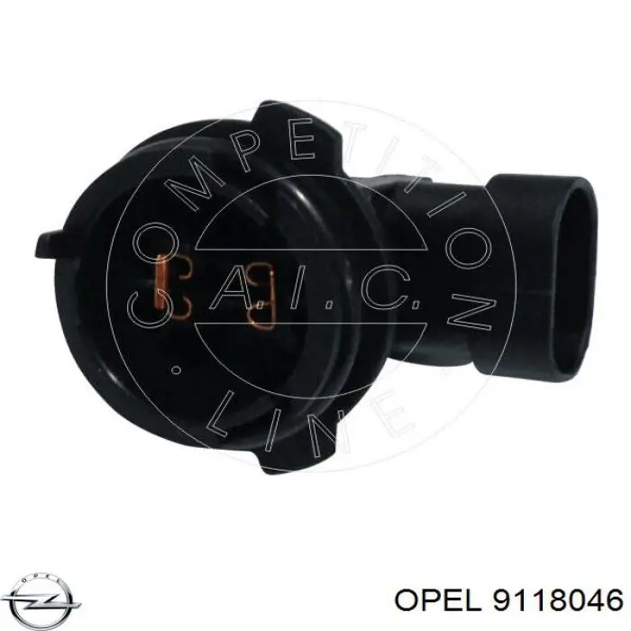 Цоколь лампи в фару 9118046 Opel