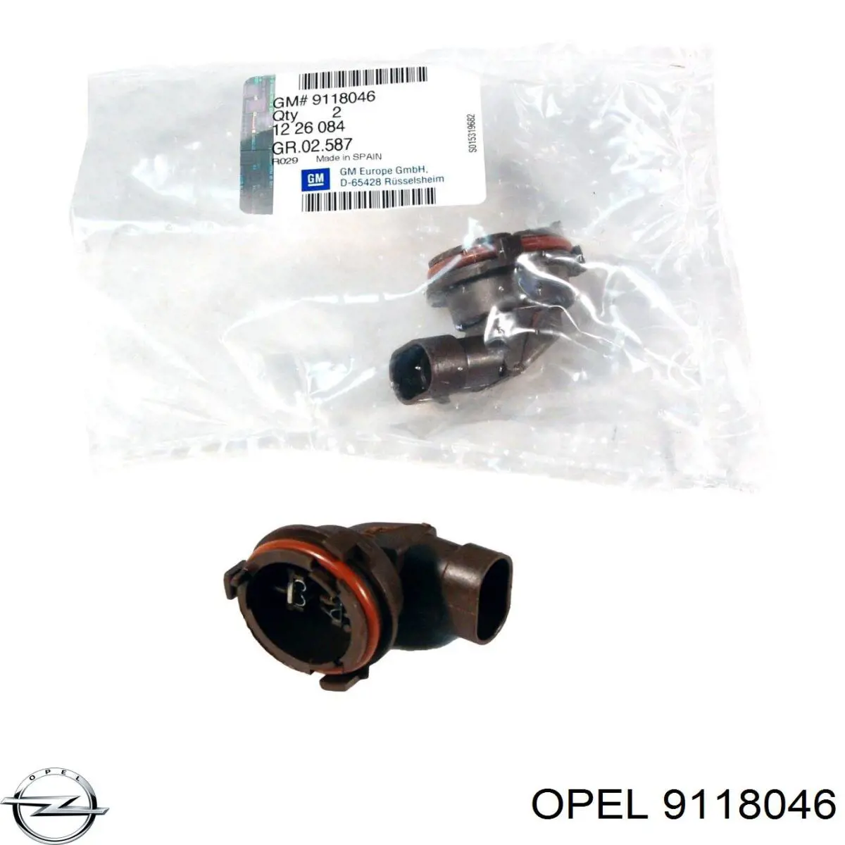 9118046 Opel цоколь лампи в фару