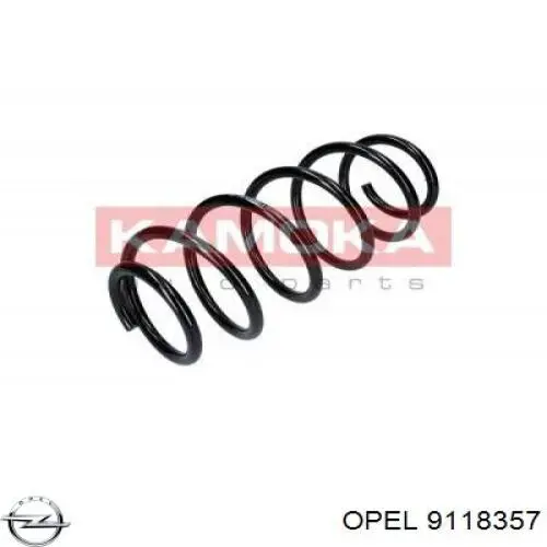 9118357 Opel Пружина амортизатора передняя