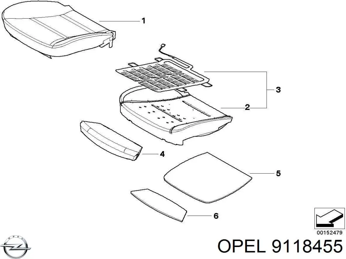 Молдинг задніх лівих дверей Opel 9118455 ціна, від 67.11 USD