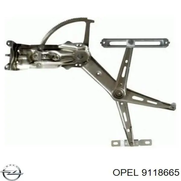Склопідйомник (механізм переміщення скла) Opel 9118665 ціна, від 15.48 USD
