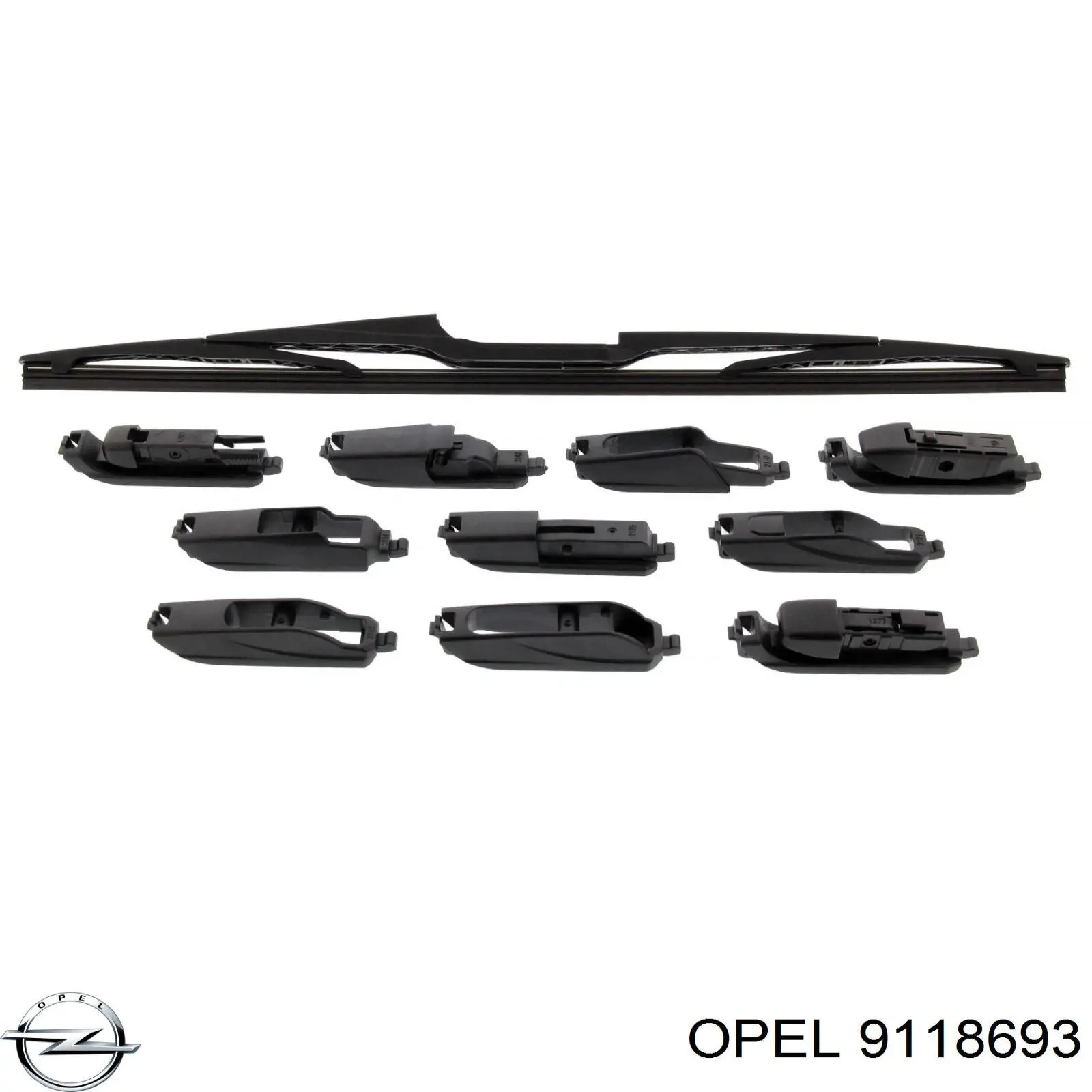 Купити 9118693 Opel Щітка задня