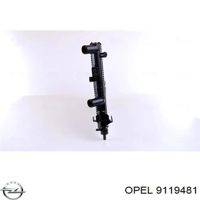 9119481 Opel Радіатор охолодження двигуна