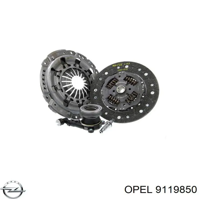 9119850 Opel диск зчеплення