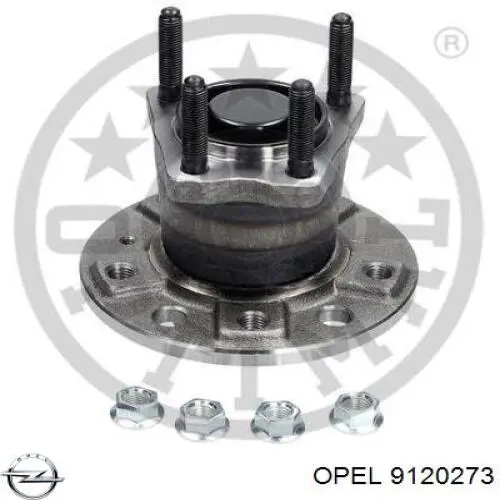9120273 Opel Маточина задня