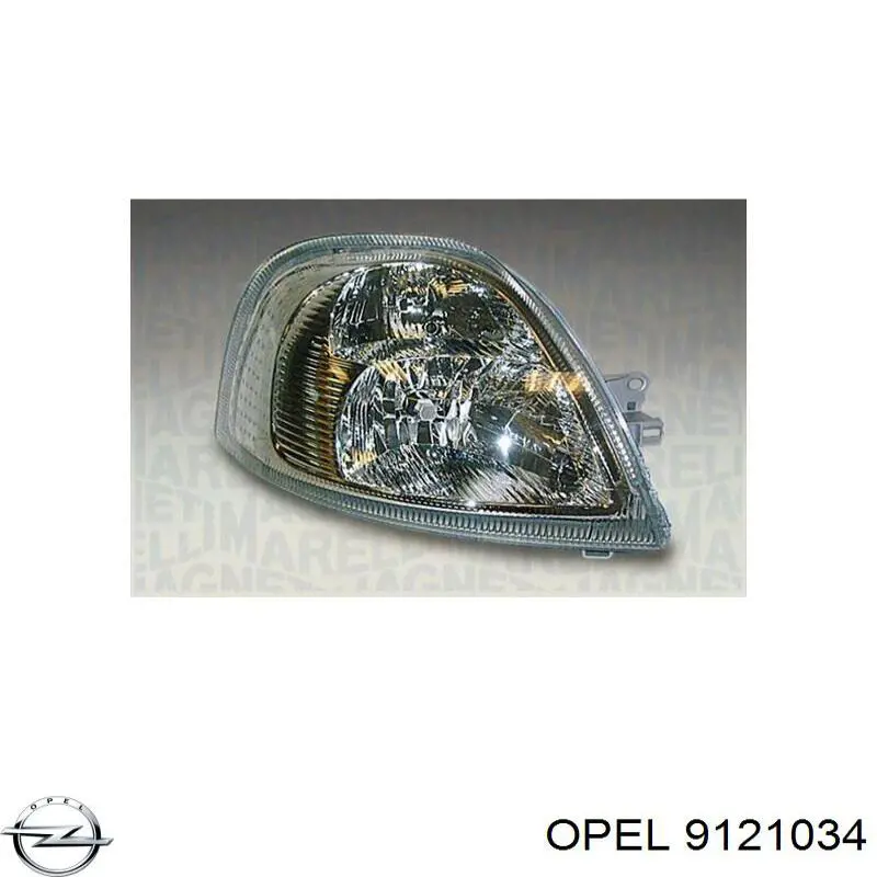 9121034 Opel Фара дальнього світла в зборі