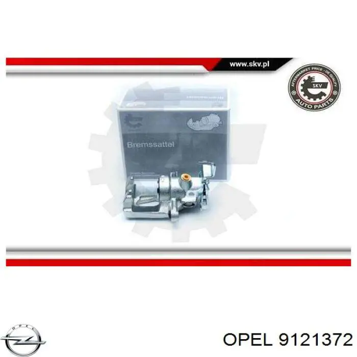 9121372 Opel Супорт гальмівний задній лівий