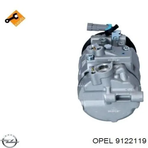 Купити 9122119 Opel Компресор кліматичної установки