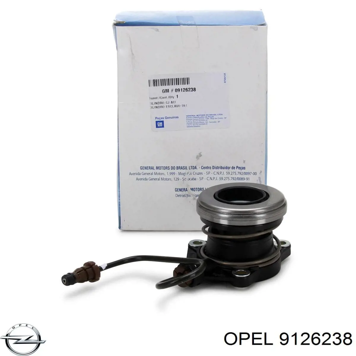 9126238 Opel робочий циліндр зчеплення в зборі з витискним підшипником