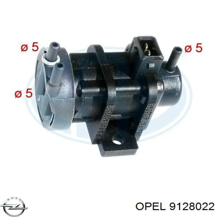 9128022 Opel перетворювач тиску (соленоїд наддуву/EGR)