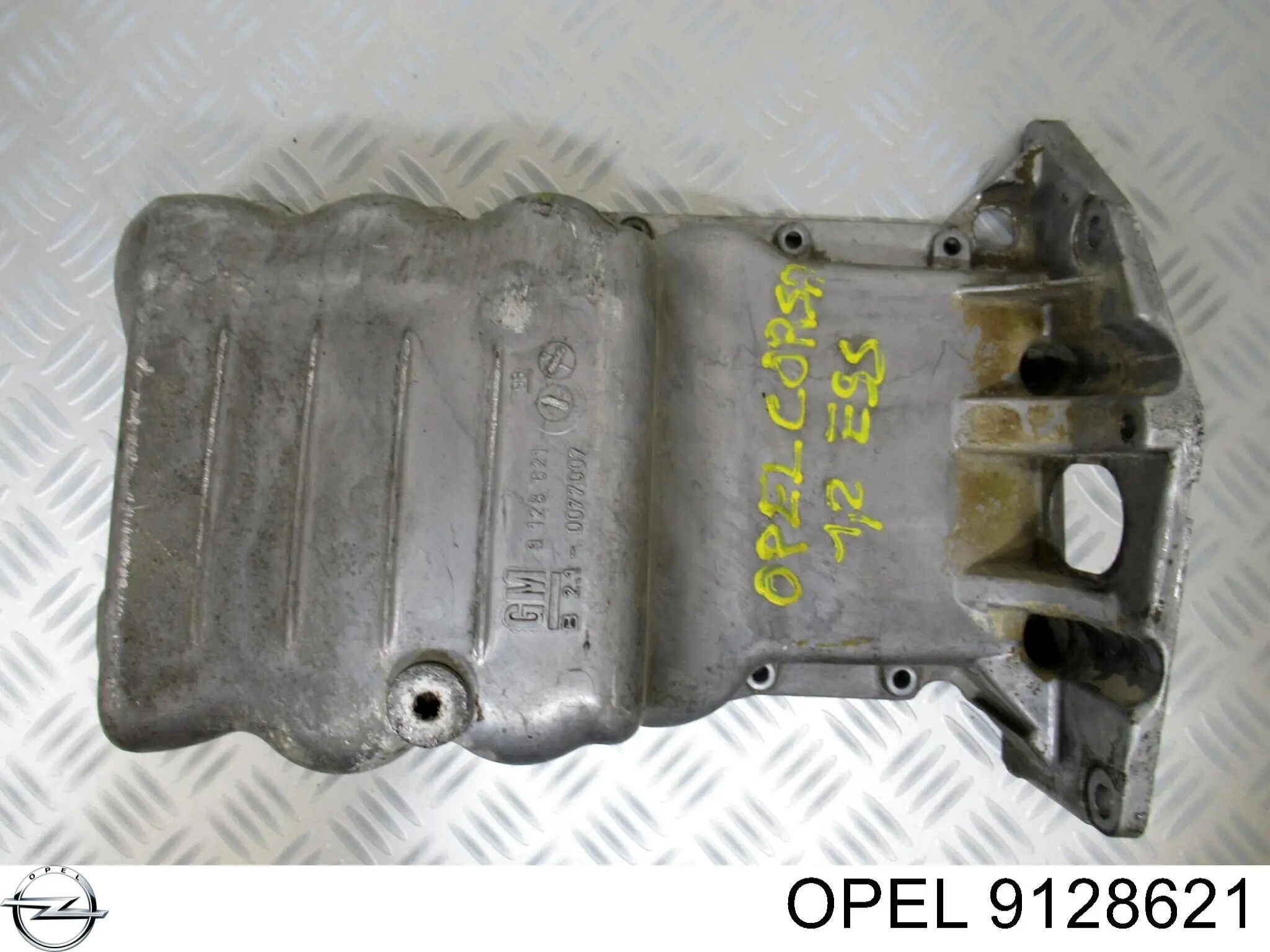 9128621 Opel піддон масляний картера двигуна