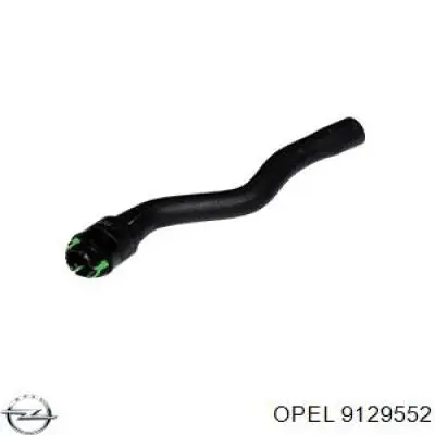 9128026 Opel шланг радіатора опалювача/пічки, обратка