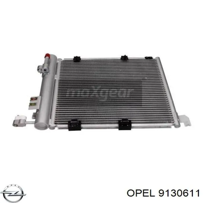 Конденсатор кондиціонера Opel 9130611 ціна, від 71.70 USD