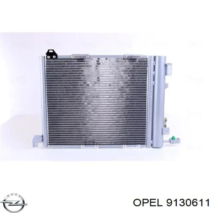 Конденсатор кондиціонера Opel 9130611 ціна, від 64.00 USD