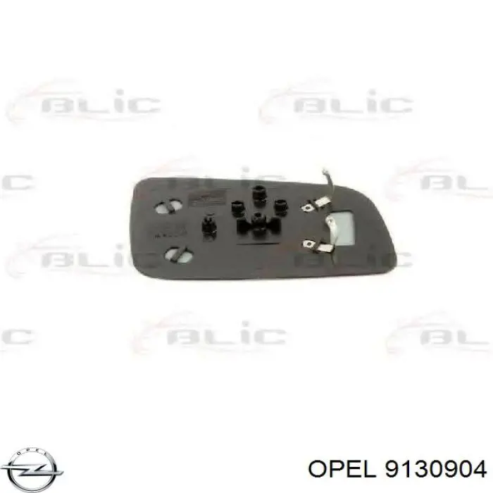 Купити 9130904 Opel Дзеркальний елемент дзеркала заднього виду, лівого