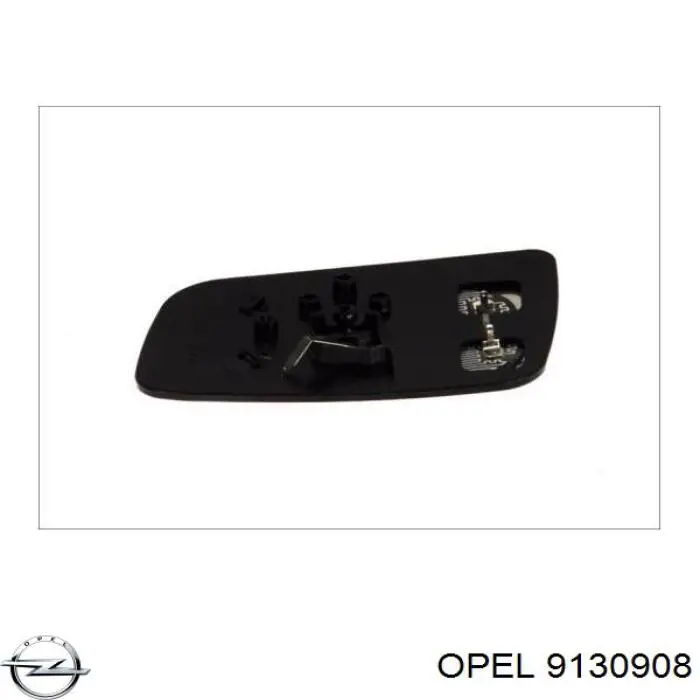 Купити 9130908 Opel Скло дзеркала заднього виду, правого