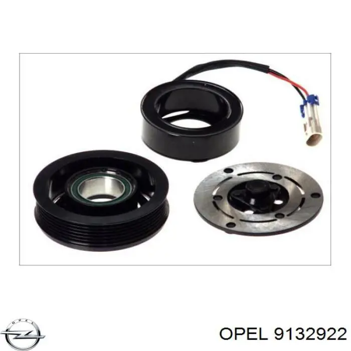 Компресор системи кондиціювання Opel 9132922 ціна, від 205.37 USD