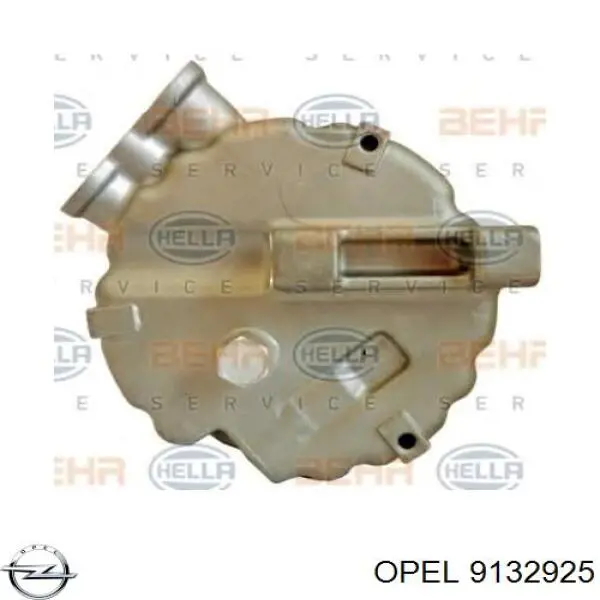 Компресор кондиціонера 9132925 Opel