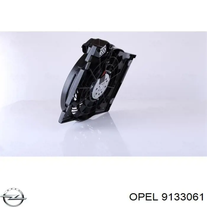 Купити 9133061 Opel Електровентилятор охолодження в зборі (двигун + крильчатка)