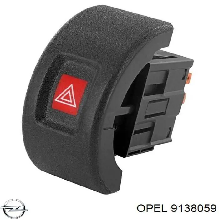 6240136 Opel кнопка включення аварійного сигналу