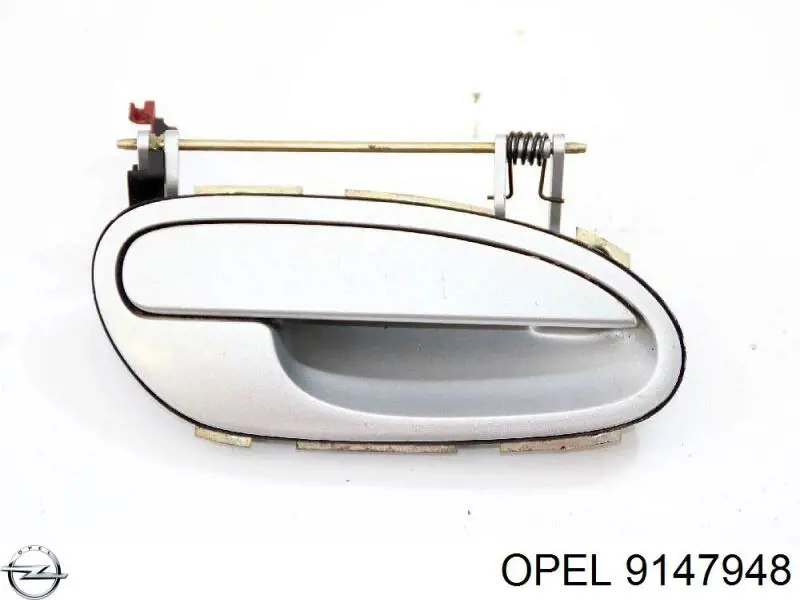 0124532 Opel двері задні, праві