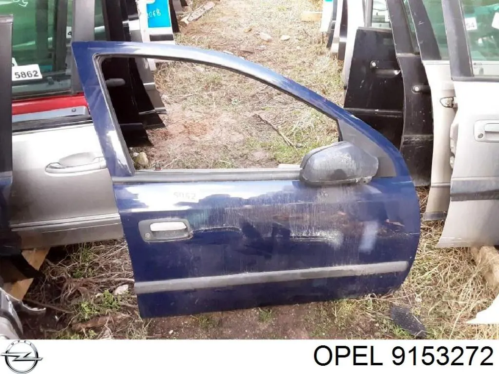 Двері передні, праві Opel Astra G (F48, F08) (Опель Астра)