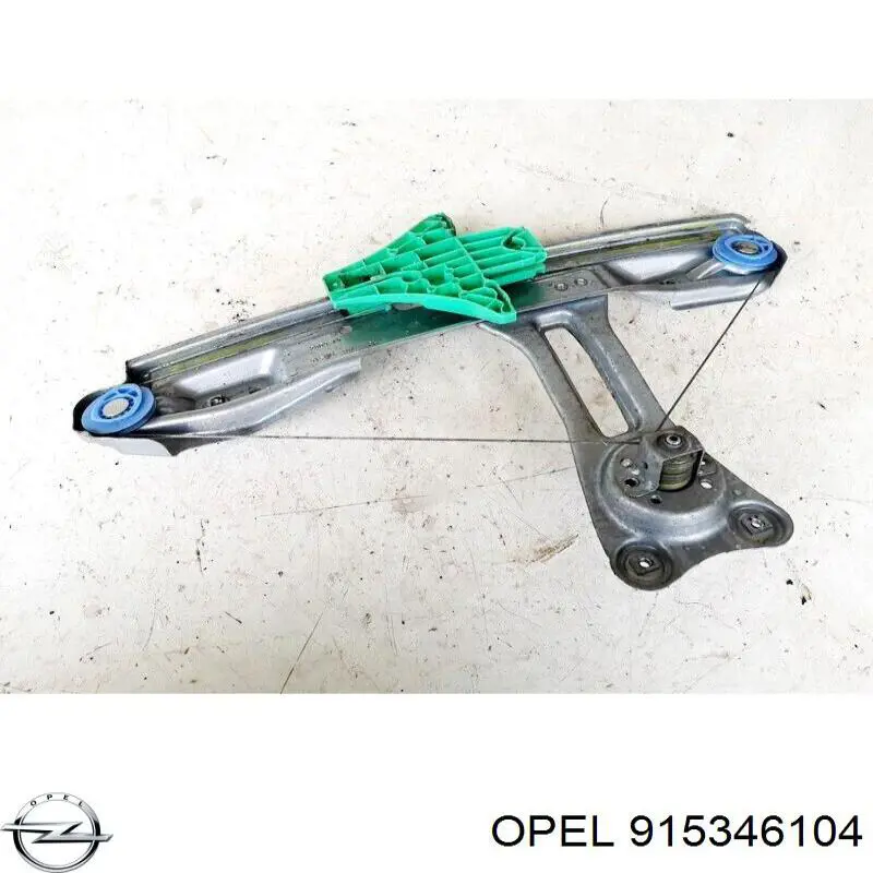 915346104 Opel Склопідйомник задніх правих дверей