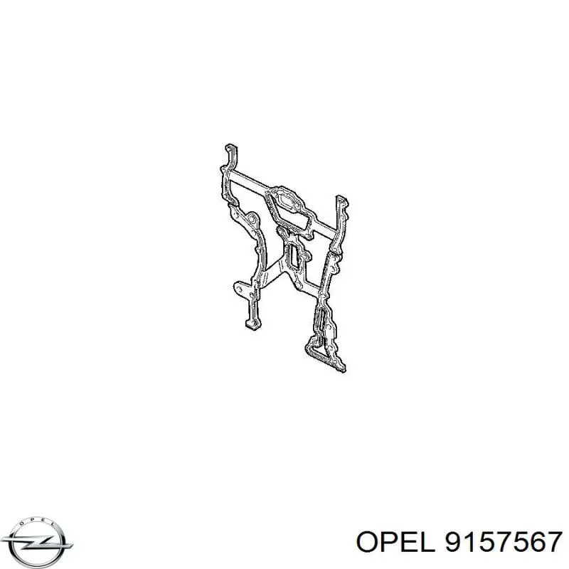 Купити 9157567 Opel Прокладка передньої кришки двигуна