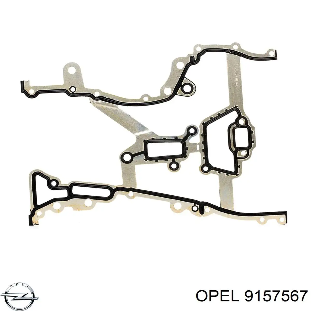 Прокладка передньої кришки двигуна 9157567 Opel