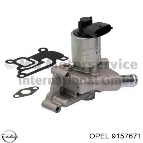 Клапан EGR, рециркуляції газів 9157671 Opel