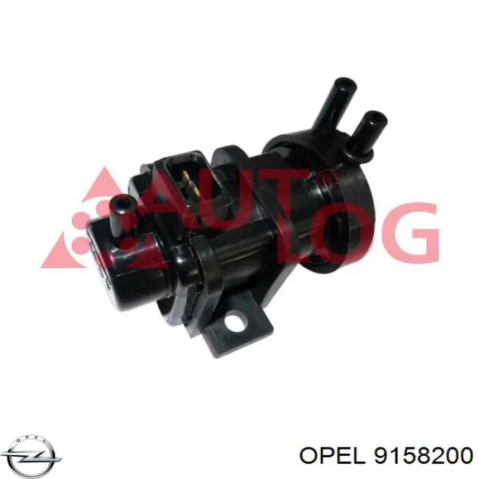 Купити 9158200 Opel Клапан соленоїд регулювання заслонки EGR