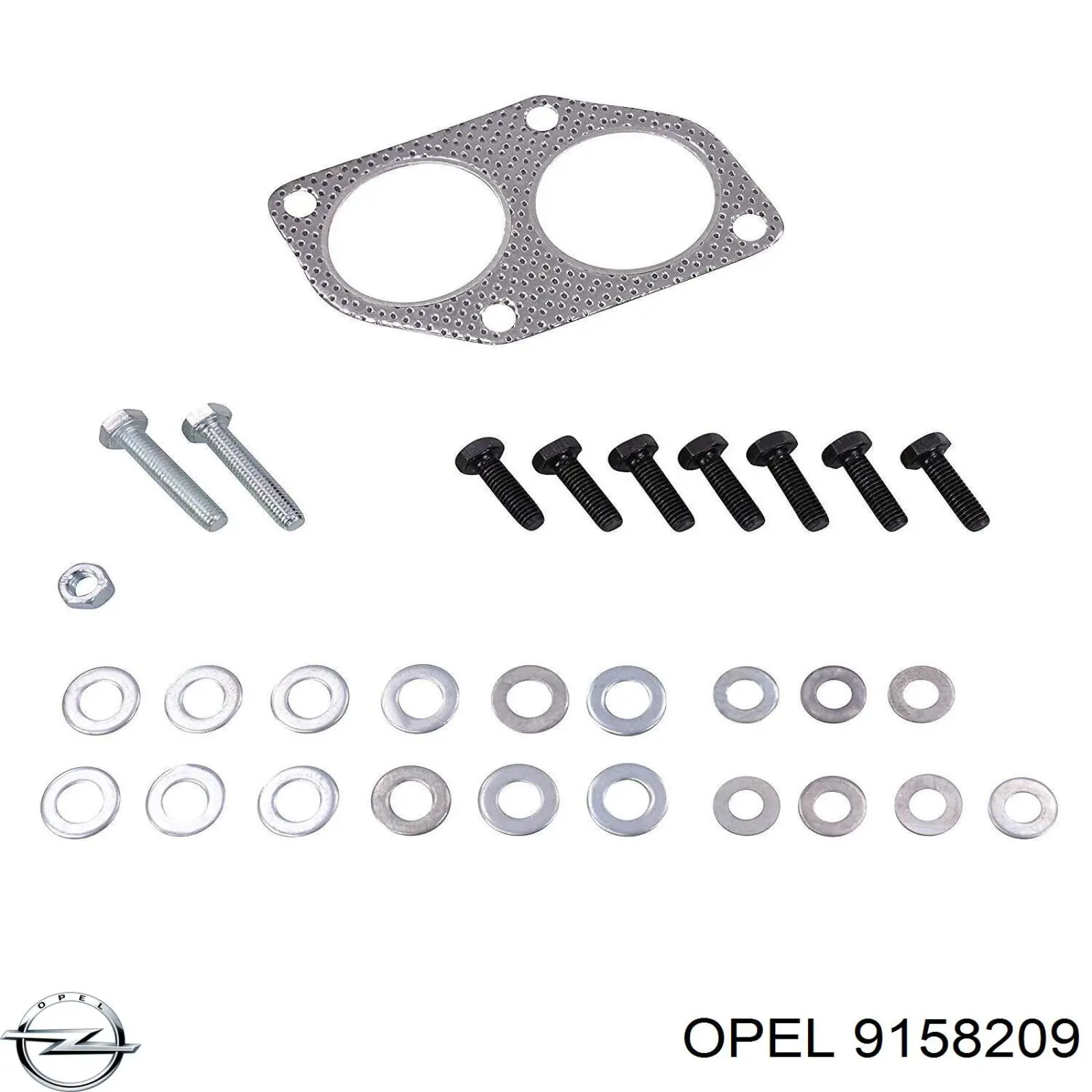 Труба приймальна (штани) глушника, передня Opel 9158209 ціна, від 88.86 USD