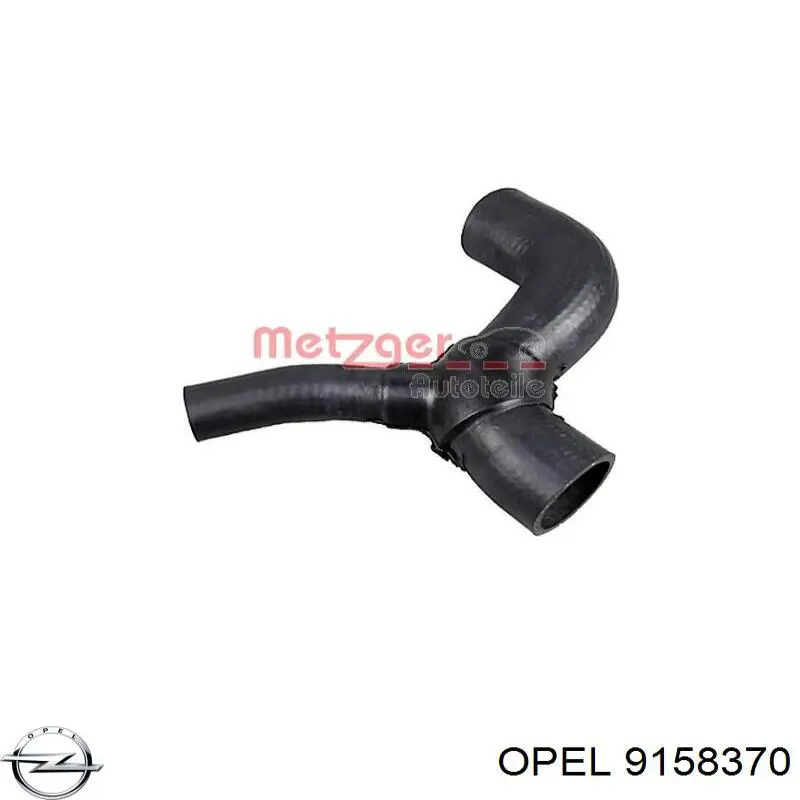 Шланг/патрубок радіатора охолодження, нижній Opel 9158370 ціна, від 57.23 USD