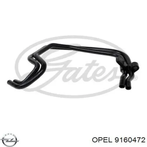Патрубок грубки Opel 9160472 ціна, від 33.10 USD