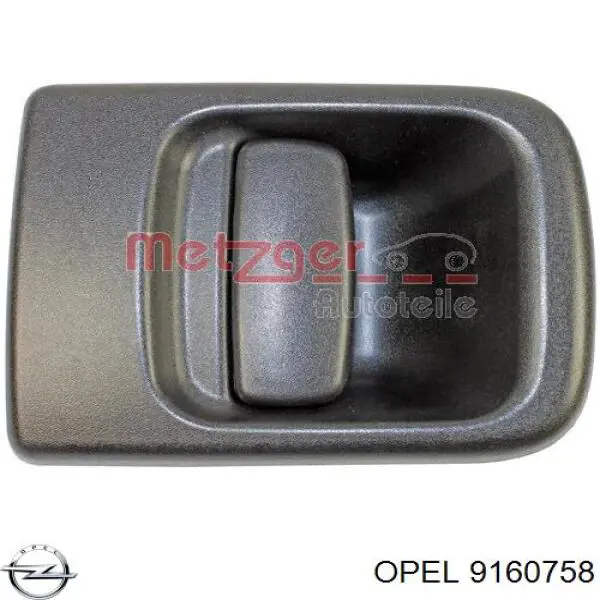 9160758 Opel ручка задньої (двостулкової двері права зовнішня)
