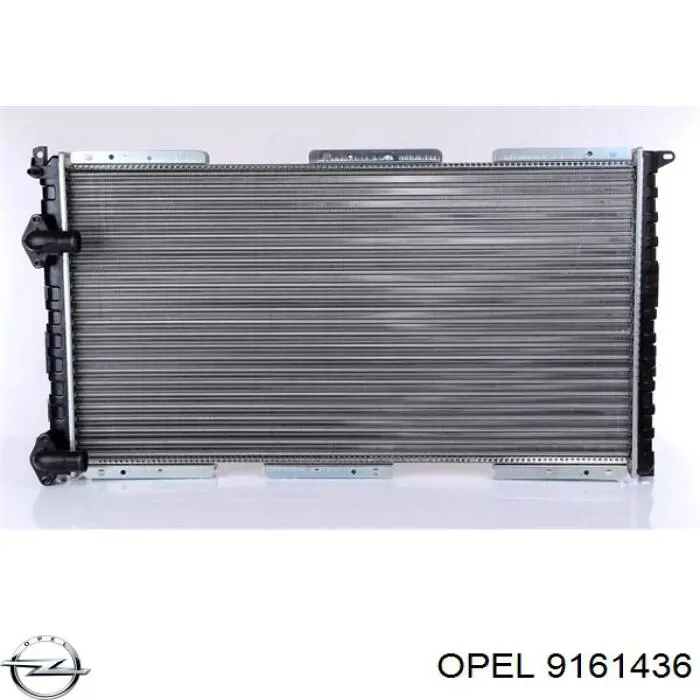 9161436 Opel Радіатор охолодження двигуна