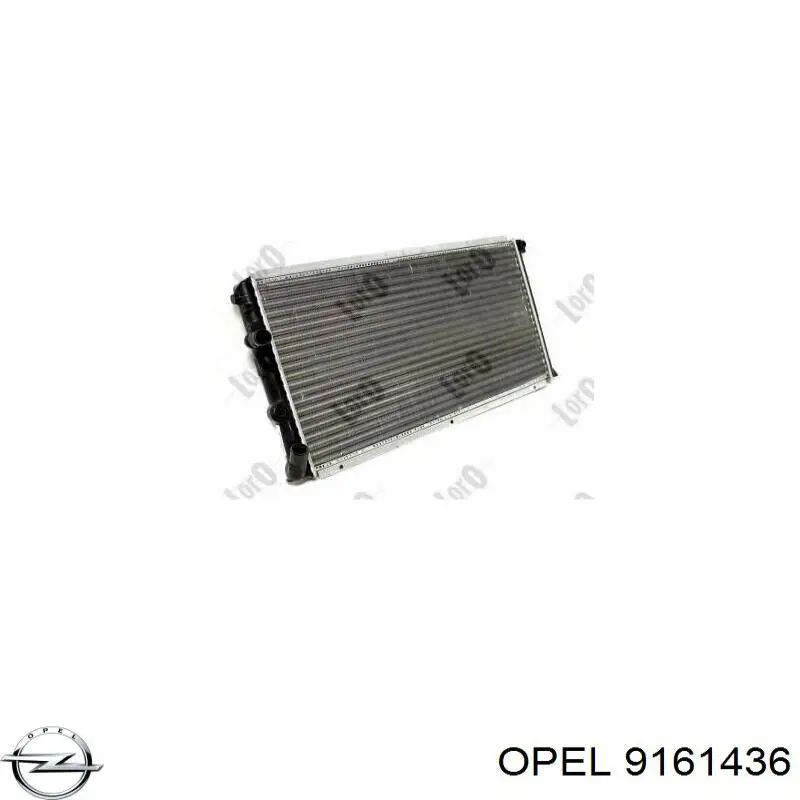 Радіатор 9161436 Opel