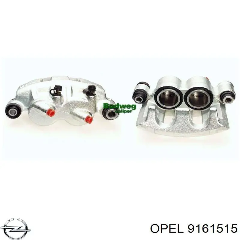 9161515 Opel супорт гальмівний передній правий