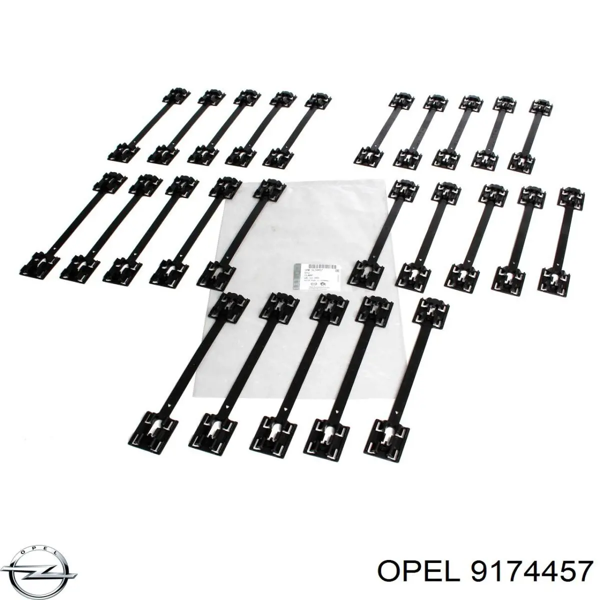 9174457 Opel пістон (кліп кріплення накладок порогів)