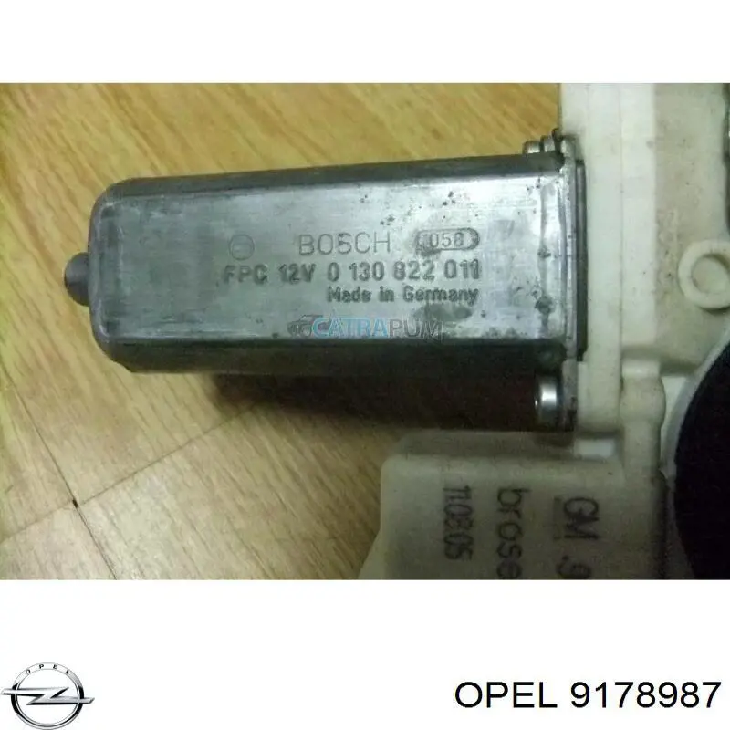 Мотор склопідйомника дверей передніх, лівих Opel 9178987 ціна, від 10.15 USD