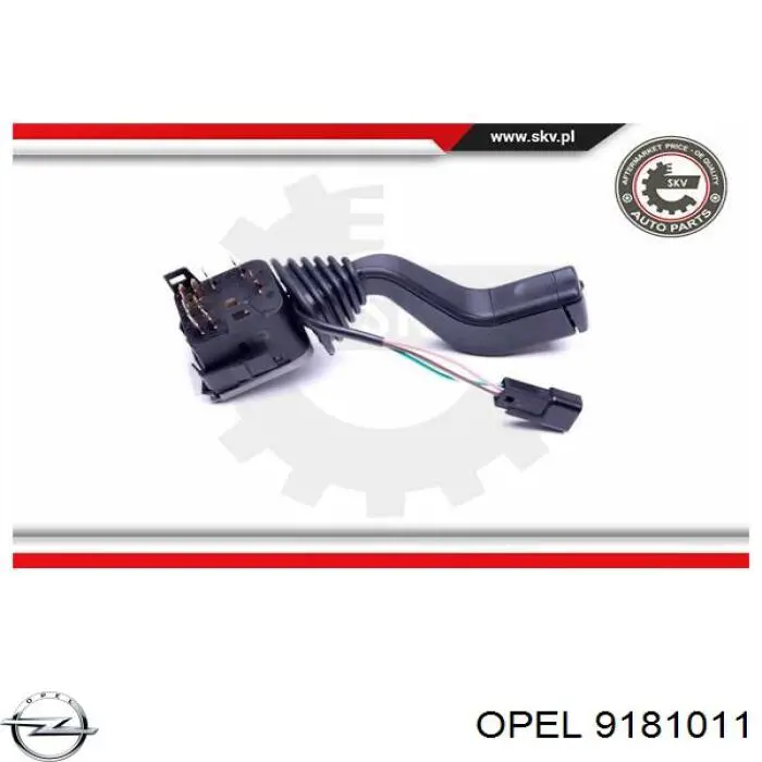 Купити 9181011 Opel Перемикач підрульовий, лівий