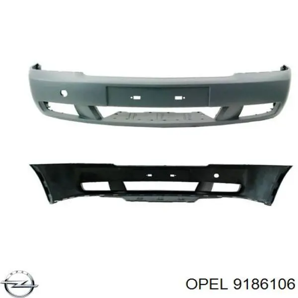 Бампер на авто Opel 9186106 ціна, від 70.87 USD