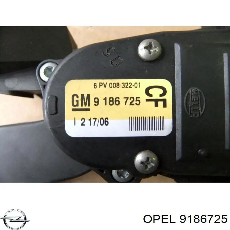 Педаль газу 9186725 Opel