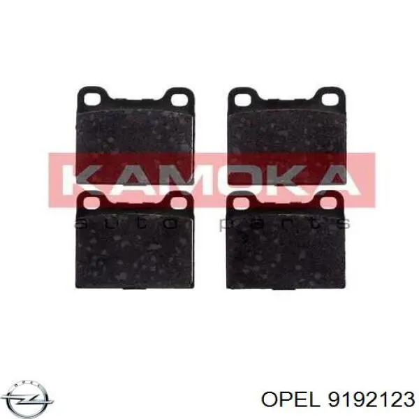 Гальмівні колодки Opel 9192123 ціна, від 16.47 USD