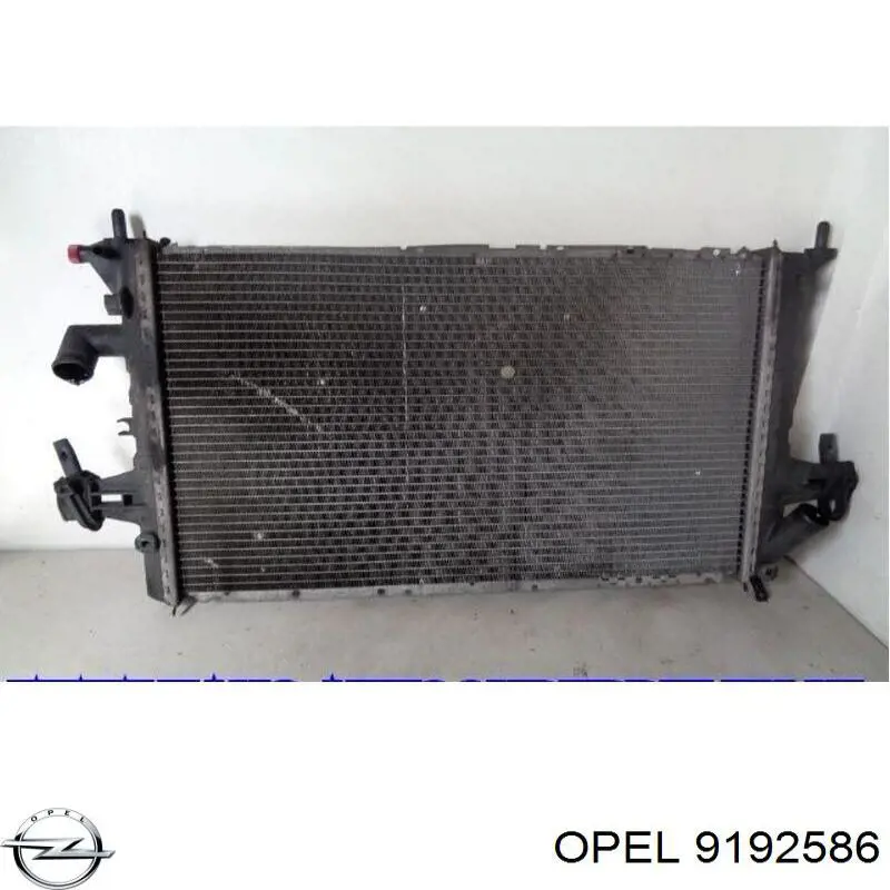 Радіатор основний Opel 9192586 ціна, від 68.33 USD