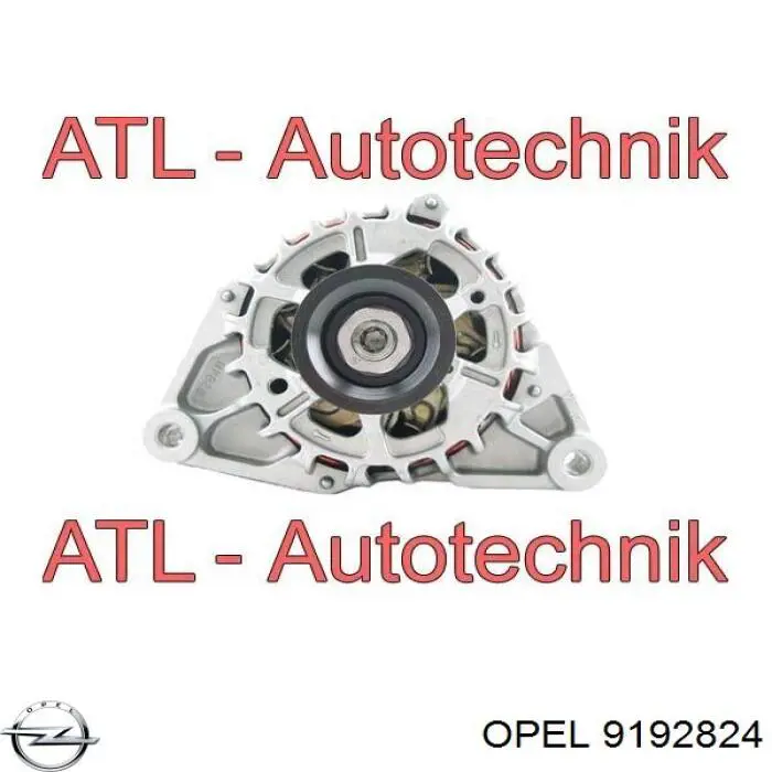 9192824 Opel Авто генератор